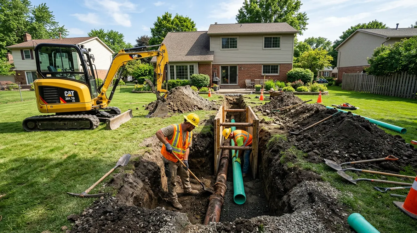 Sewer Line Installation in Darien, CT